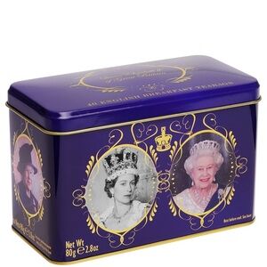 Queen Elizabeth II Of Great Britain Tin English Breakfast Tea 40 Teabags EXPIRED